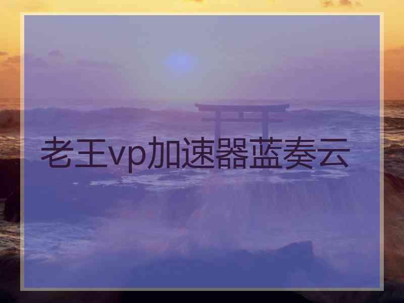 老王vp加速器蓝奏云