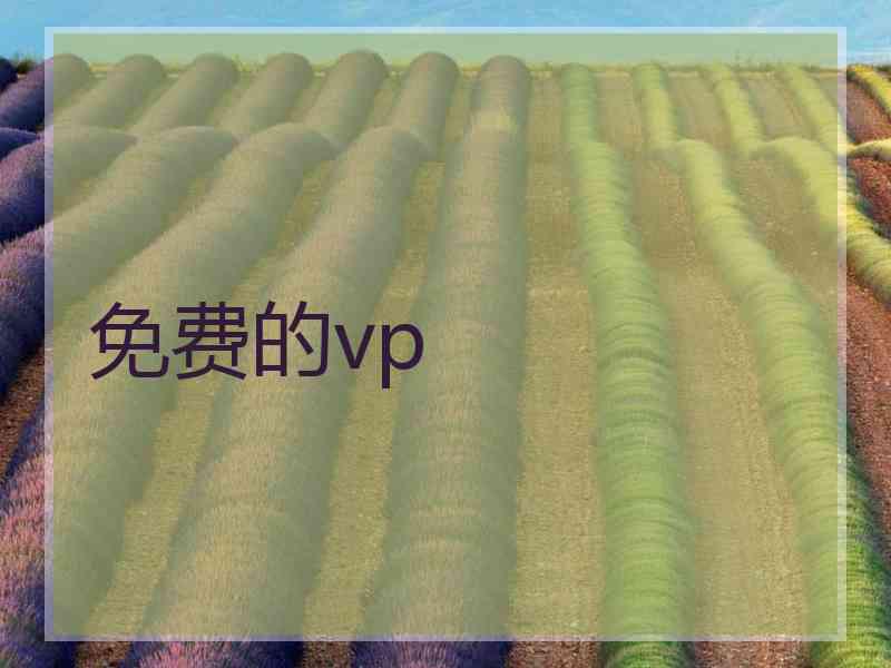 免费的vp