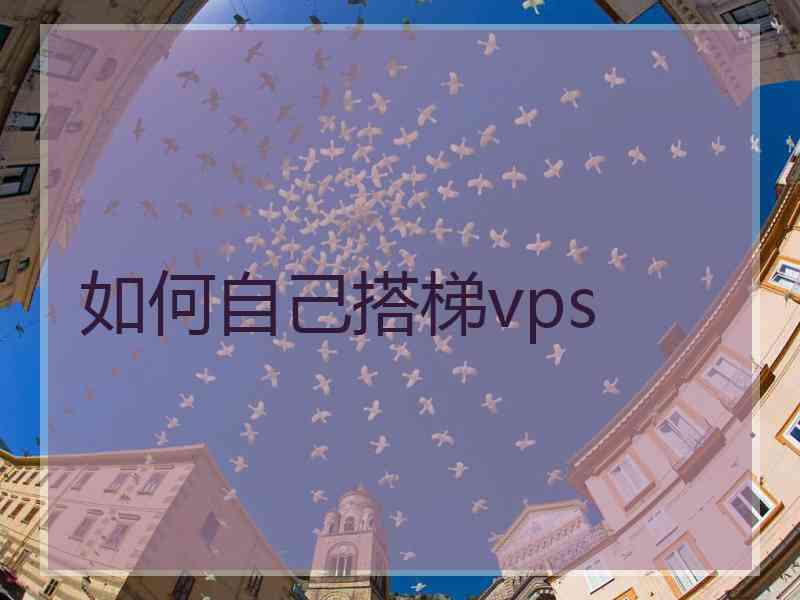 如何自己搭梯vps