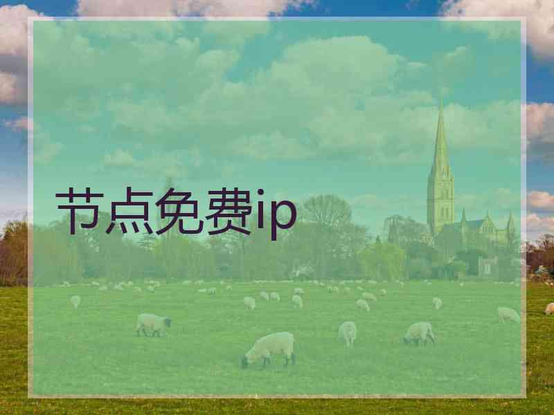 节点免费ip