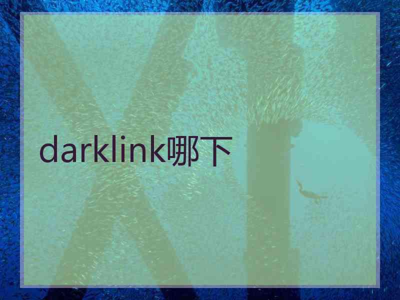 darklink哪下